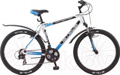 Велосипед STELS Navigator 600 V 2016 (21, белый/черный/синий)