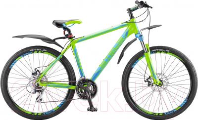 Велосипед STELS Navigator 650 MD 2016 27.5 (21, зеленый/голубой)