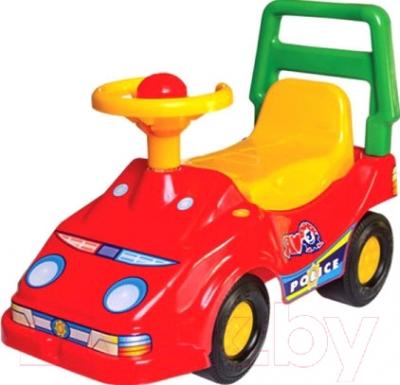 Каталка детская ТехноК Автомобиль для прогулок 1196 (красный)