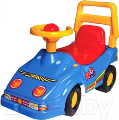 Каталка детская ТехноК Автомобиль для прогулок 1196 (синий)