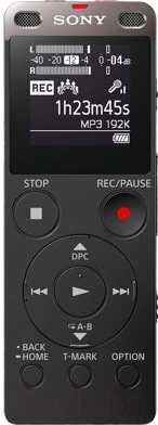 Цифровой диктофон Sony ICD-UX560 (4Gb, черный)