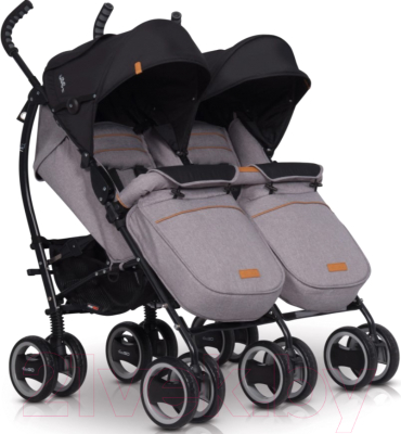 Детская прогулочная коляска EasyGo Duo Comfort (Grey Fox)