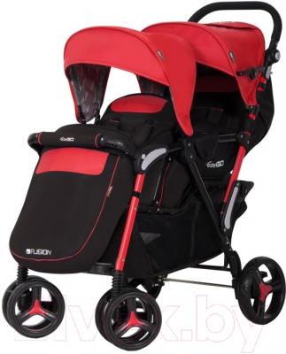 Детская прогулочная коляска EasyGo Fusion (scarlet)