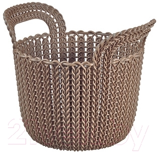 Корзина Curver Knit XS 03671-X59-00 / 226398 (темно-коричневый)