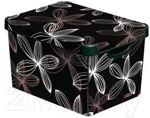 Ящик для хранения Curver Deco's Stoockholm L 04711-D66-05 / 188168 (Black Lily)