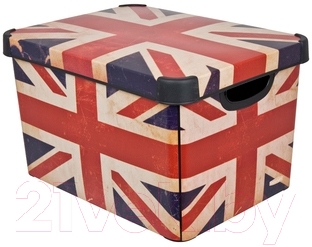 Ящик для хранения Curver Deco's Stoockholm L 04711-D99-05 / 213239 (British Flag)