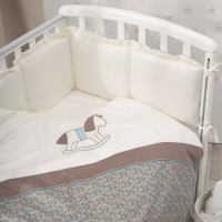 Комплект постельный для малышей Perina Жила-была Лошадка / ЖБ3-01.4 - 