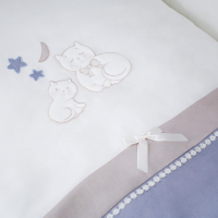 Комплект постельный для малышей Perina Котята / КТ3-01.4 (3 предмета, лазурь) - 