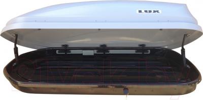 Автобокс Lux 600 440L 841665 (серый матовый) - в открытом состоянии