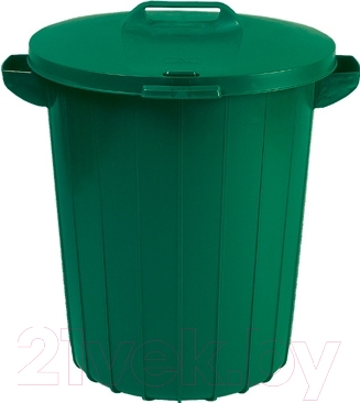 Контейнер для мусора Curver 02974-385-66 / 173554 (90 л, зеленый)