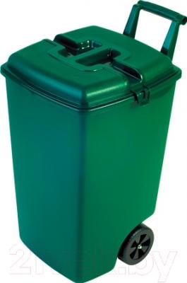 Контейнер для мусора Curver 04122-385-00 / 154907 (90 л, зеленый)