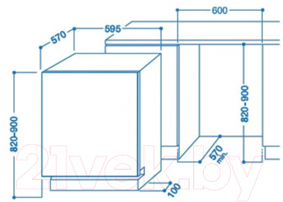 Посудомоечная машина Indesit DIF 14B1 EU