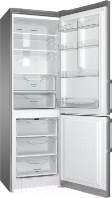Холодильник с морозильником Indesit DF 6181 X