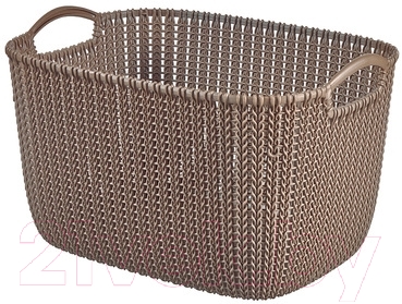 Корзина Curver Knit L 03670-X59-00 / 226165 (темно-коричневый)