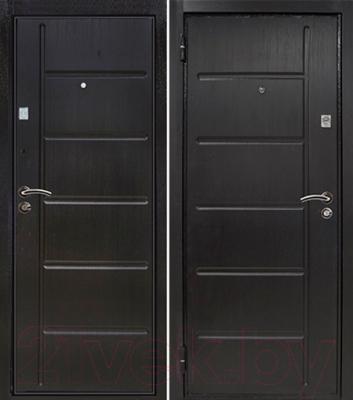 Входная дверь Йошкар МДФ/МДФ 12 мм Венге (86x206, левая)
