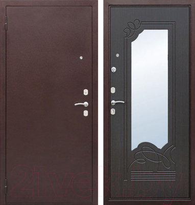 Входная дверь Гарда Ампир  Венге (96x206, левая)