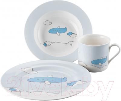Набор столовой посуды Sambonet Bimbo Blue Plane (3пр)