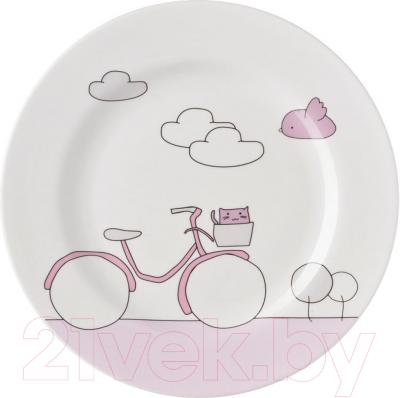 Набор столовой посуды Sambonet Bimbo Pink Bike (7пр)