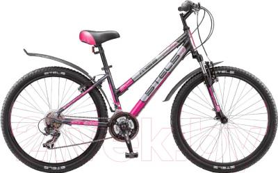 Велосипед STELS Miss 6000 V 2016 (15, серый/розовый/серебристый)