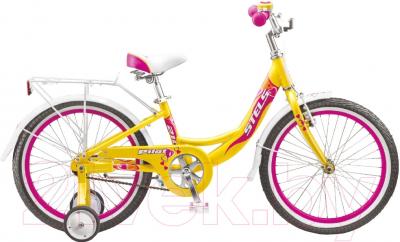 Детский велосипед STELS Pilot 210 Lady 2016 (желтый/розовый/белый)