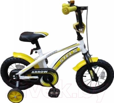 Детский велосипед STELS Arrow 2015 (12, белый/желтый/черный)