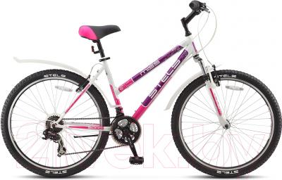 Велосипед STELS Miss 5000 V 2016 (16, белый/фиолетовый/розовый)