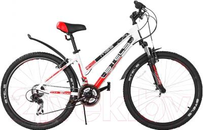 Велосипед STELS Miss 6000 V 2016 (17, белый/черный/красный)