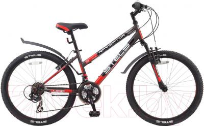 Велосипед STELS Navigator 400 V (24, титан/черный/красный)