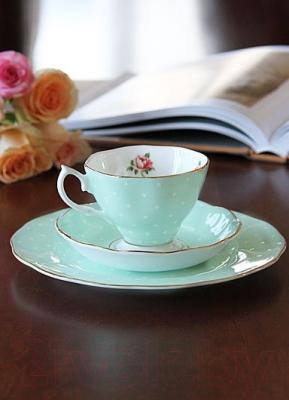 Чашка с блюдцем Royal Albert Polka Rose Vintage (для чая)