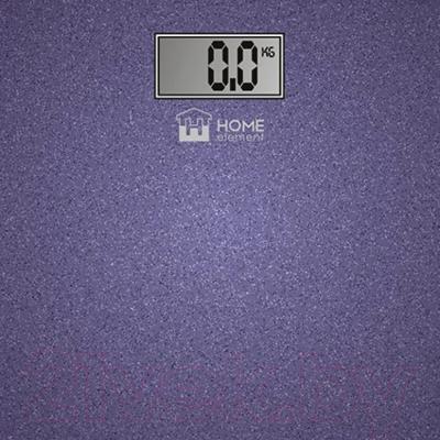 Напольные весы электронные Home Element HE-SC904 (лиловый блестящий)