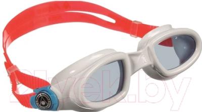 Очки для плавания Aqua Sphere Mako 175480 (красно-белые/темные линзы)