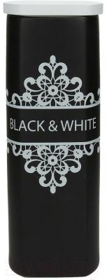 Емкость для хранения Tognana Dolce Casa Black And White (27см)