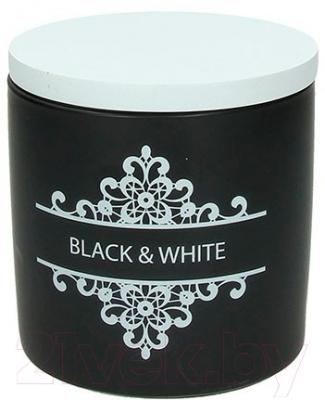 Емкость для хранения Tognana Dolce Casa Black And White (11x11см)