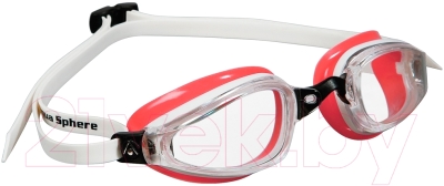 Очки для плавания Aqua Sphere Michael Phelps K180 Lady (белый/лаванда/прозрачные линзы)