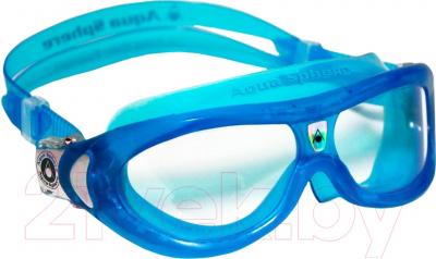 Очки для плавания Aqua Sphere Seal Kid 171420 (голубые/прозрачные линзы)