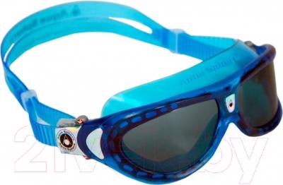 Очки для плавания Aqua Sphere Seal Kid 171470 (голубые/темные линзы)