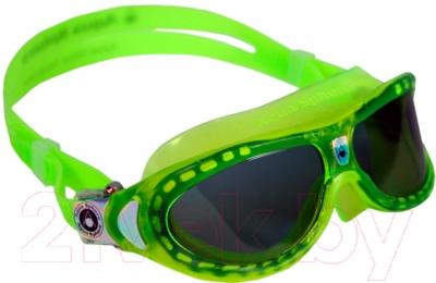 Очки для плавания Aqua Sphere Seal Kid 171460 (лайм/темные линзы)