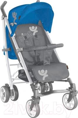 Детская прогулочная коляска Lorelli S200 (синий/серый)