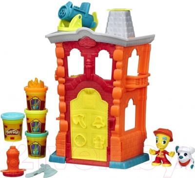 Набор для лепки Hasbro Play-Doh Пожарная станция / B3415