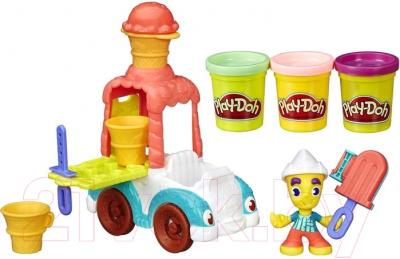 Набор для лепки Hasbro Play-Doh Грузовичок с мороженым / B3417