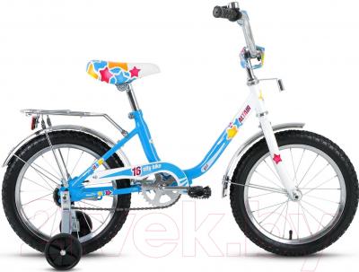 Детский велосипед Forward Altair City Girl 16 (белый/синий)