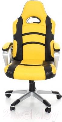 Кресло геймерское Calviano Racer (черно-желтый)