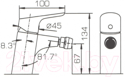 Смеситель Bravat Drop F34898C