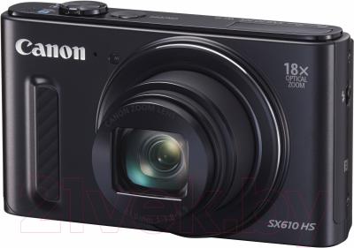 Компактный фотоаппарат Canon Powershot SX610 HS (черный)