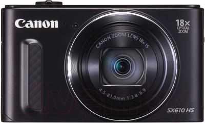 Компактный фотоаппарат Canon Powershot SX610 HS (черный)