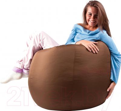 Бескаркасное кресло Meshokby Дьюспо Коричневый (smart balls, XL)
