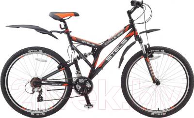 Велосипед STELS Challenger MD 2015 26 (темно-серый/темно-красный)