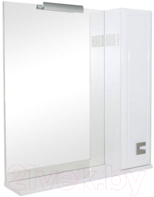 Шкаф с зеркалом для ванной Аква Родос Мобис 70 R / АР0002075