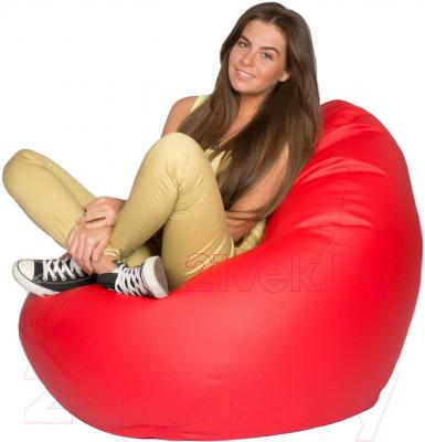 Бескаркасное кресло Meshokby Мешок Красный матовый (smart balls, S)