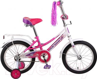 Детский велосипед Forward Little Lady 2015 (16, белый/розовый)